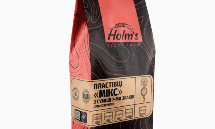 Пластинки "Микс" мелкозернистые из смеси 7-ми злаков - фото № 1