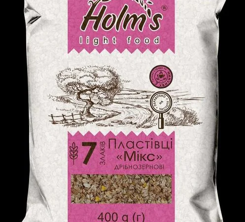 Хлопья Микс 7 злаков ТМ «Holm’s» мелкозерновые - фото № 1