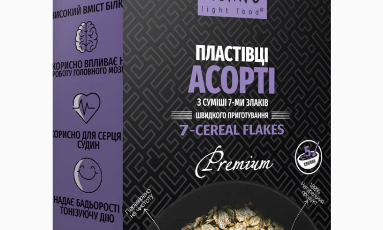 Пластівці Асорті з суміші 7 злаків - фото № 1