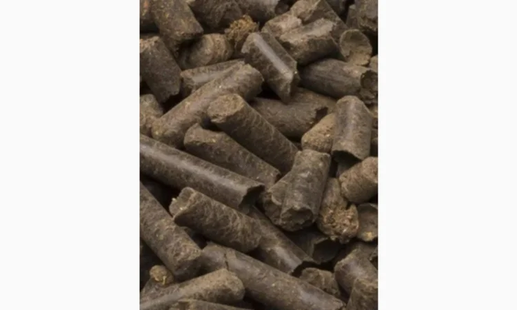 Гранулированный лошадиный навоз с макро и микроэлементами - фото № 1