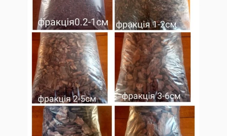 Продаж соснової кори для мульчування - фото № 1