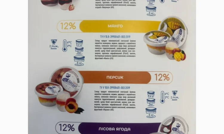 Продукція молочного заводу Нововодолазька - фото № 10