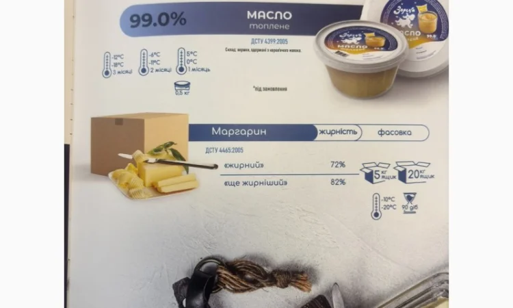 Продукція молочного заводу Нововодолазька - фото № 8