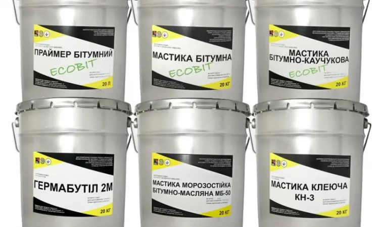 Мастика асфальтовая ХАМАСТ ЭКОБИТ ведро 25 - фото № 4