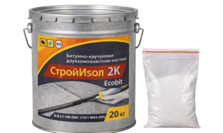 Бітумно-каучукова мастика 25 л для гідроізоляції - фото № 2