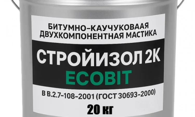 Бітумно-каучукова двокомпонентна мастика 20 л - фото № 1