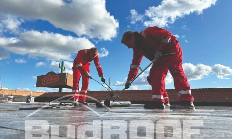 Монтаж євроруберойду для м'якої покрівлі - фото № 1