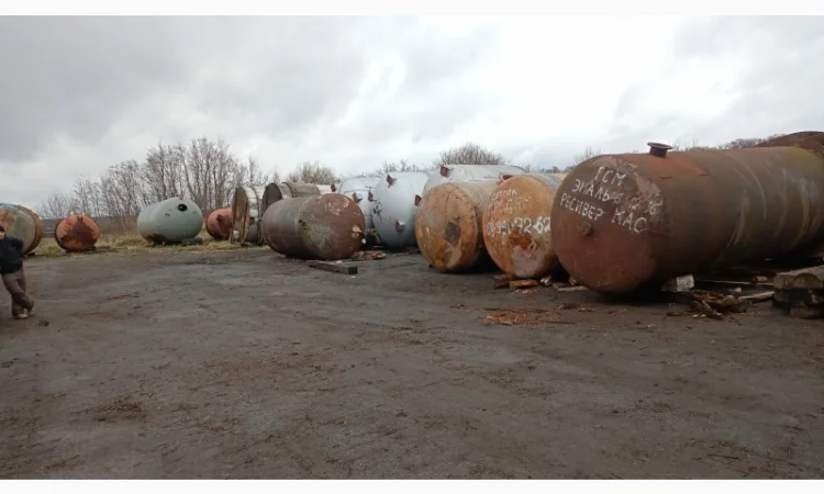 Эмалированная цистерна 16 кубов – бочка-отстойник - фото № 2