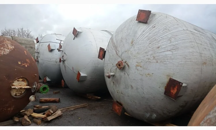 Эмалированная цистерна 16 кубов – бочка-отстойник - фото № 3