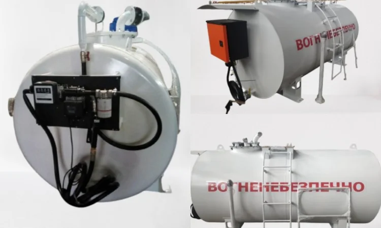 Металлические резервуары от 300л до 25000л для топлива - фото № 1