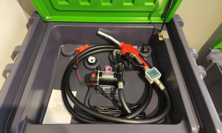 Мобильный бак Metcor 430л с насосом DT-430 для дизельного топлива - фото № 2