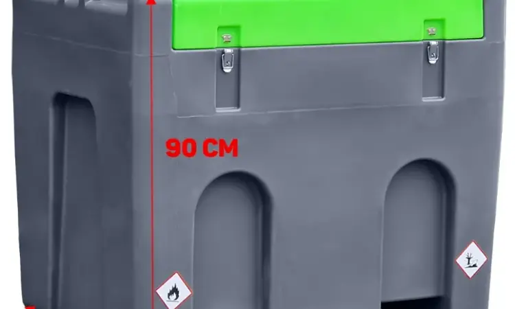 Мобильный бак Metcor 430л с насосом DT-430 для дизельного топлива - фото № 4