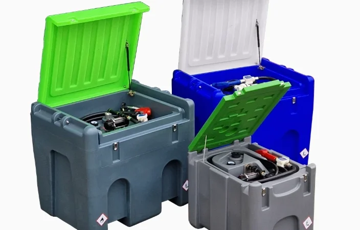 Мобильный бак Metcor 430л с насосом DT-430 для дизельного топлива - фото № 5