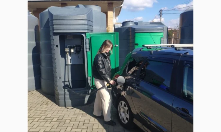 Резервуар 9000л двустенный METRIA для дизельного топлива - фото № 2