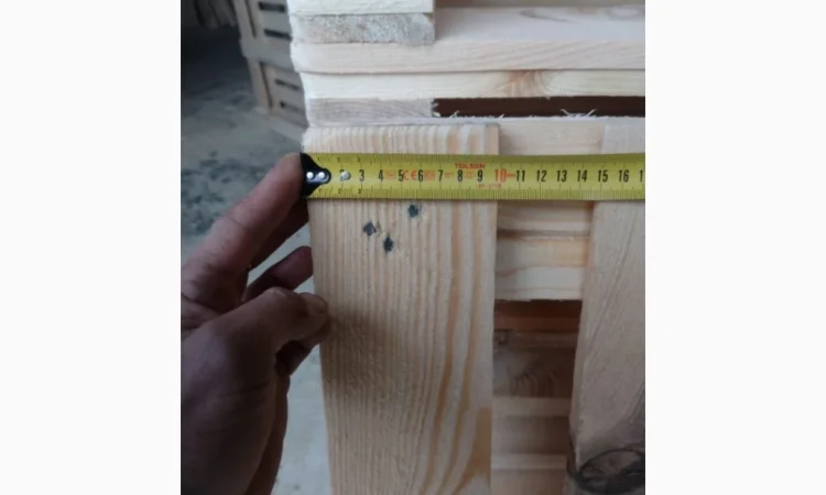 Поддон деревянный сосна усиленный 1200*1000*140 - фото № 6