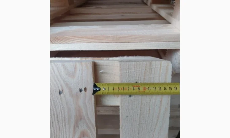 Поддон деревянный сосна усиленный 1200*1000*140 - фото № 7