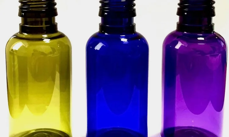 Цветные пластиковые флаконы 50 мл - фото № 11