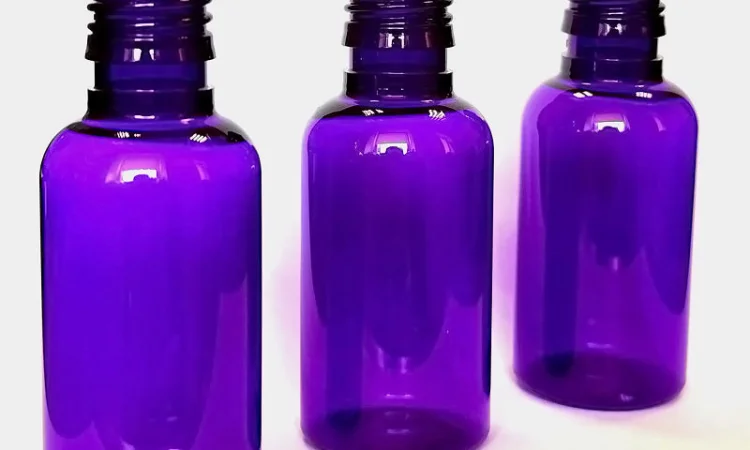 Цветные пластиковые флаконы 50 мл - фото № 3