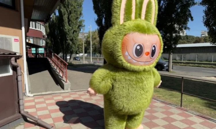 Надувний костюм Лабуба з вентилятором для вашого бізнесу - фото № 1