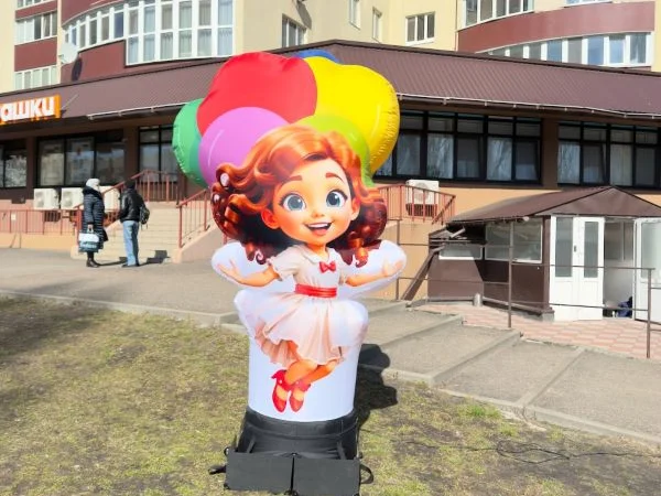 Надувна мобільна реклама для залучення покупців 3.4 м - фото № 12