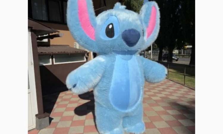 Надувний костюм Стич для аніматора 250 см для дитячих свят - фото № 3