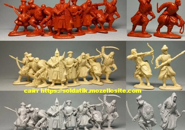 Набір солдатиків Кримські татари воїни 8 шт. - фото № 1