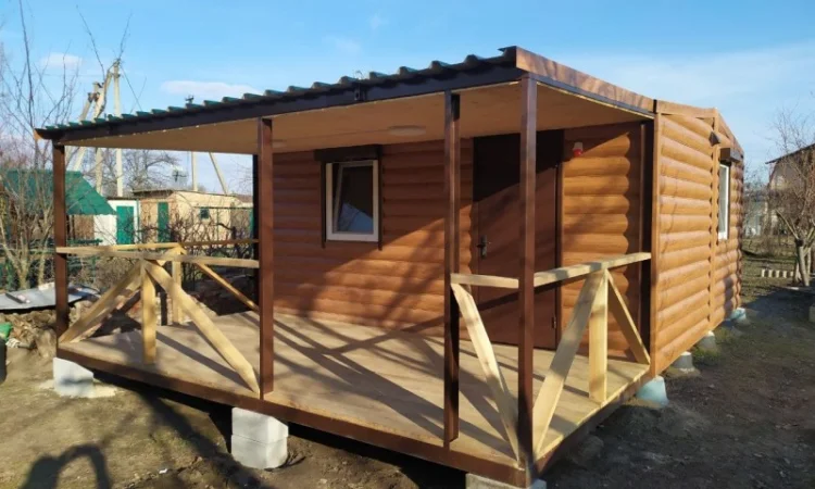 Дачний будинок 25 м² з терасою - фото № 3