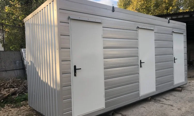 Мобільний туалет 6*2м для дачі або заходу - фото № 1