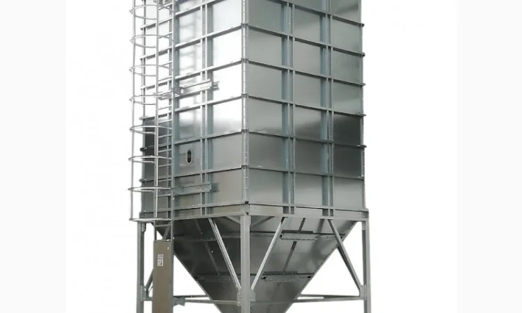 Квадратный силос объемом 40 м³ для пеллет - фото № 3