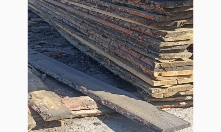 Дошка суха необрізна з сосни - фото № 1