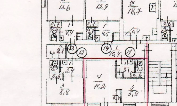 Двухкомнатный блок в доме совместного проживания - фото № 8