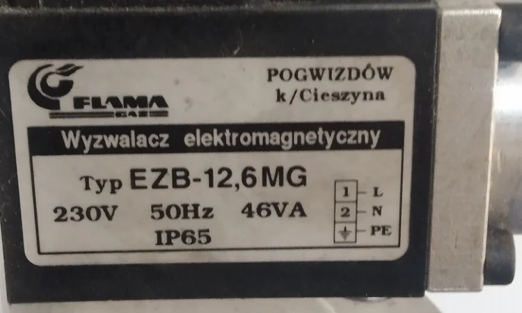 Запорный клапан ZB-80K/230V для газовых детекторов - фото № 2