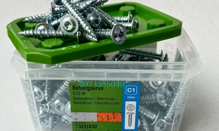 Шуруп по бетону 7.5(6)х42 WAF TX30 оцинкований від ESSVE - фото № 4