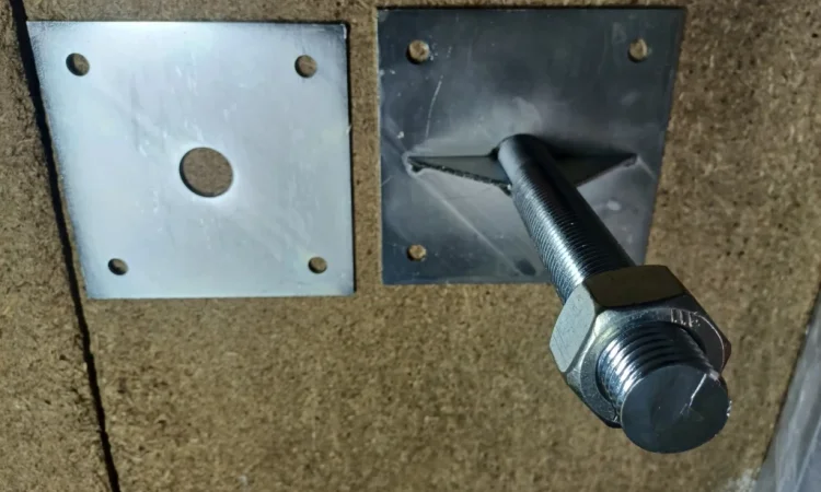 Пластина для кріплення балки 170×35×2 мм оцинкована - фото № 4