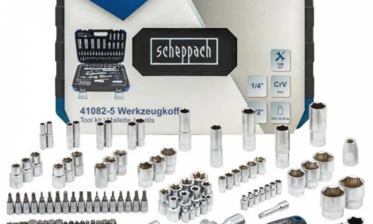 Набор инструментов SCHEPPACH SCH-41082-5 на 108 предметов - фото № 4