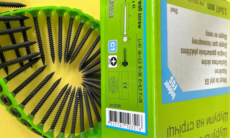 Саморізи ESSVE 521341 для гіпсокартону на стрічці по металу 3,5 мм - фото № 5