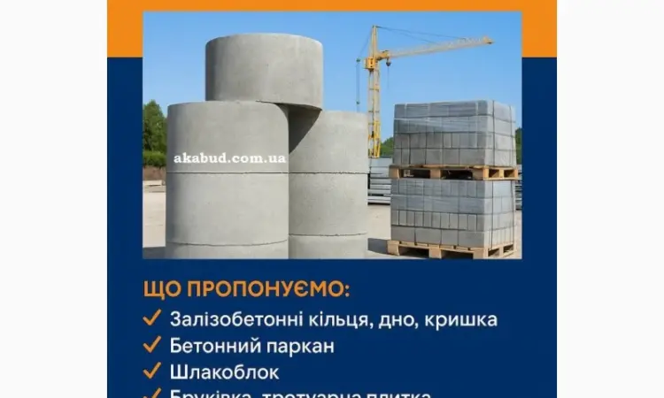 Залізобетонні вироби від виробника - фото № 1