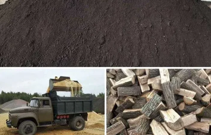 Чорнозем, Дрова, Торфобрикет, Пісок, Щебінь у Милушах - фото № 1