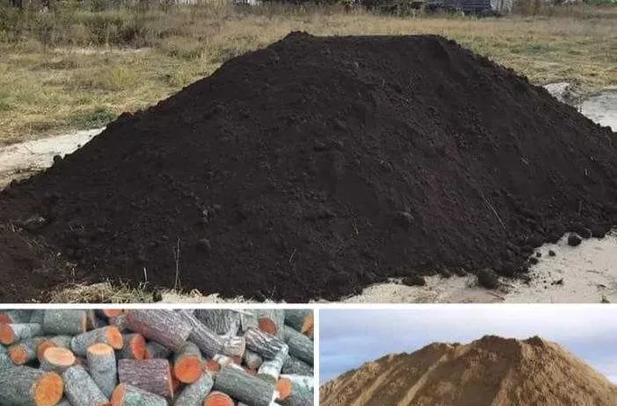 Продається чорнозем, пісок, торфобрикет, дрова та щебінь в Рованцях - фото № 1