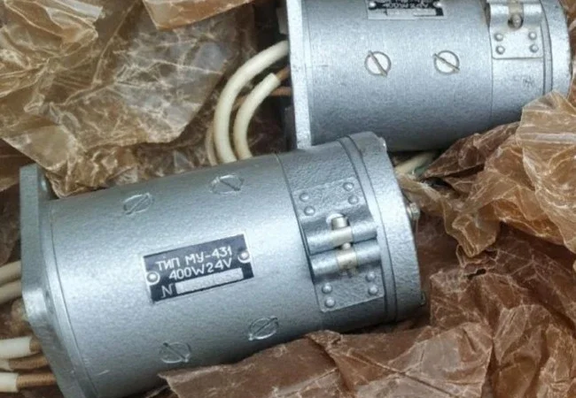 Електродвигун МУ-431 – колекторний двигун постійного струму - фото № 1