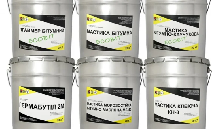 Бітумна мастика БІТЕЛАСТ Ecobit ДСТУ Б В.2.7-108-2001 - фото № 7