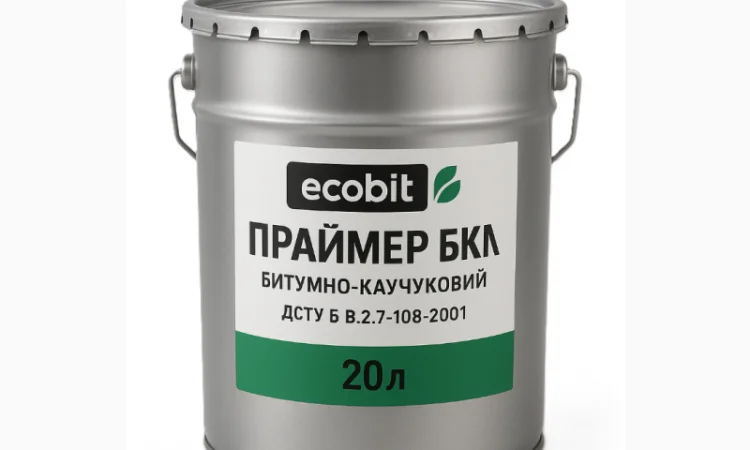Грунтовка БКМ Ecobit для гидроизоляции и фиксации материалов - фото № 1