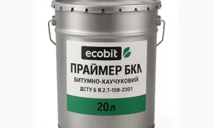 Праймер БКМ Ecobit ДСТУ Б В.2.7-108-2001 ( ГОСТ 32870-2014 ) 20 л - фото № 1