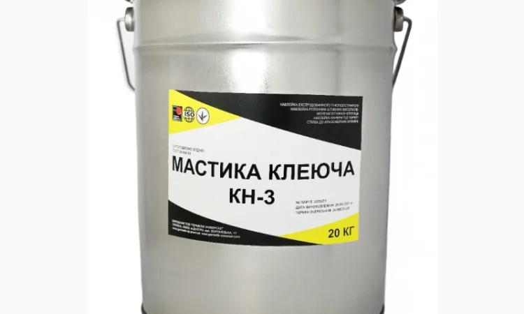 Мастика клеючая КН-3 ЕКОБІТ, ведро 20 кг - фото № 1