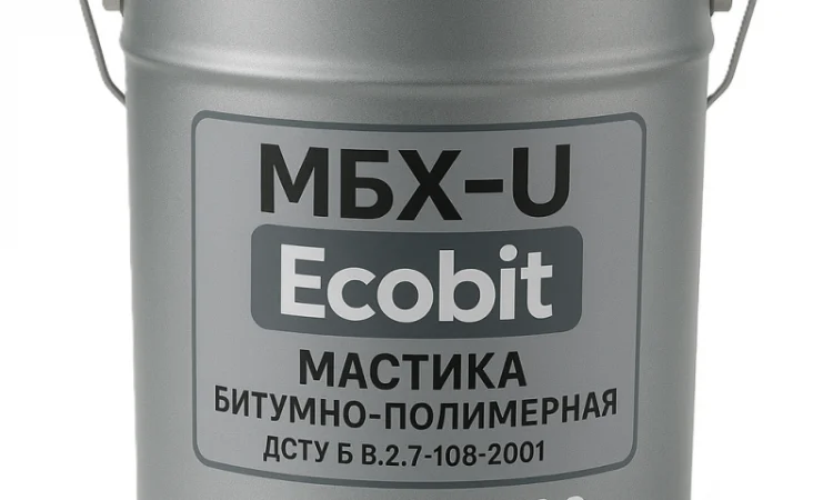 Мастика МБХ-У Ecobit для гидроизоляции 20 кг - фото № 1