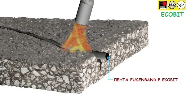 Бітумна дорожня стрічка Fugenband W 20 х 5 мм для ремонту та герметизації - фото № 5