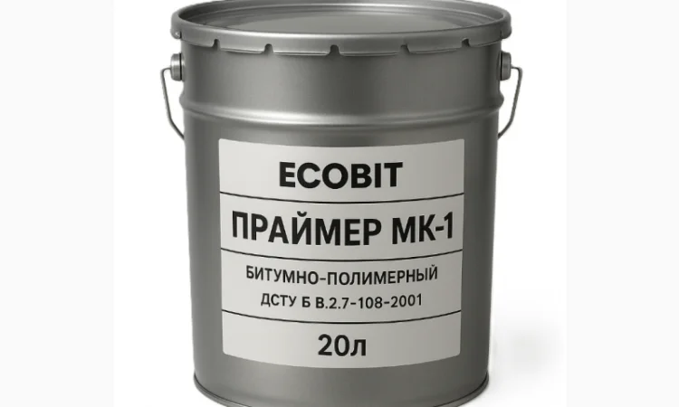 Праймер МК-1 Ecobit бітумно-полімерний 20 л - фото № 1