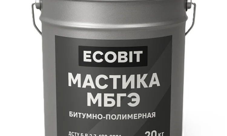 Мастика МБГЭ Ecobit для гідроізоляції та ремонту - фото № 1