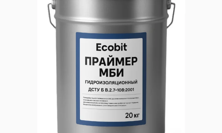 Грунтовка МБИ Ecobit 20 л для гидроизоляции - фото № 1