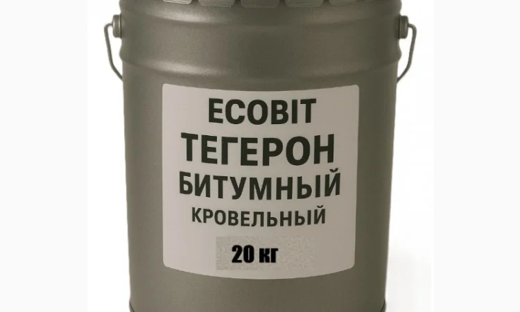 Гідроізоляційна мастика ТЕГЕРОН ЕКОБІТ 20 кг - фото № 2